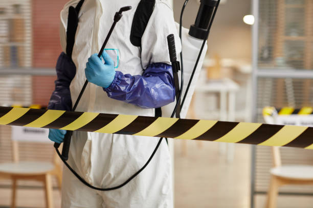 Professional Blood Cleanup technician working in Buxton, NC